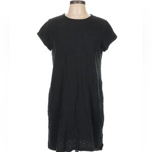 Gap Black Casual T-Shirt Dress pocket size large
